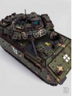 БМП Bradley из дерева цветная