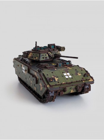 БМП Bradley из дерева цветная