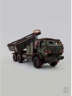 Артиллерийская система HIMARS цветная 3D-модель из дерева