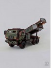 Артиллерийская система HIMARS цветная 3D-модель из дерева