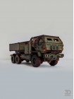 Артиллерийская система HIMARS цветная 3D-модель из дерева