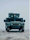 Деревянный цветной 3D-пазл военный внедорожник