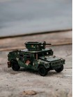 Деревянный цветной 3D-пазл военный внедорожник