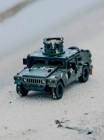 Деревянный цветной 3D-пазл военный внедорожник