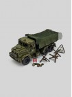 Военный самосвал КрАЗ, цветной 3д-конструктор