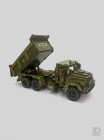 Военный самосвал КрАЗ, цветной 3д-конструктор