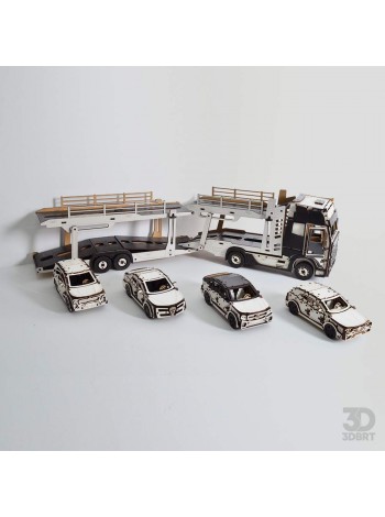 Автовоз MRS з 4 машинками