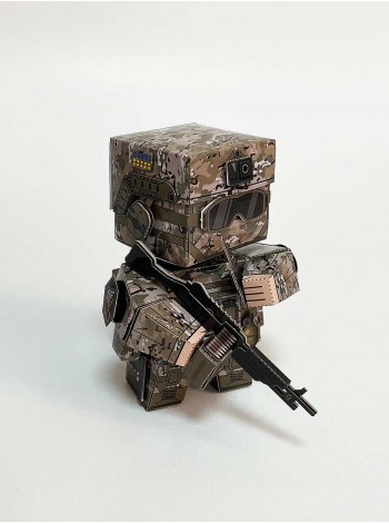 Штурмовик — 3D-конструктор из бумаги