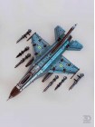 Літак Бойовий Сокіл F-16, кольоровий