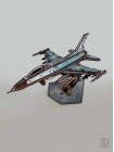Літак Бойовий Сокіл F-16, кольоровий