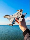 Літак Бойовий Сокіл F-16, білий