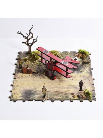 Самолет деревянный Красный Барон, масштаб 1:48