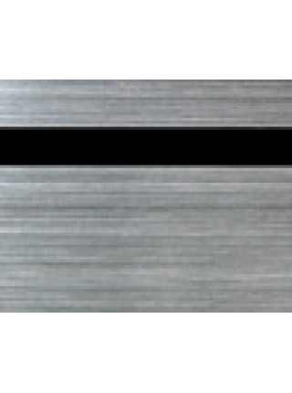 Пластик двуxслойный серебро царапанное/черный, тонкий - 0.8 мм