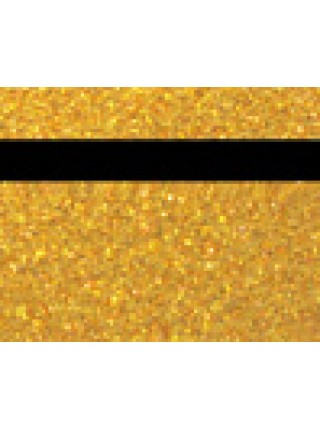 Пластик двошаровий зернисте золото/чорний, 1.5 мм