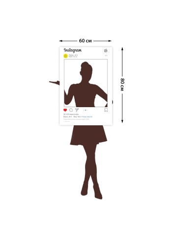 Рамка для фотозоны Instagram