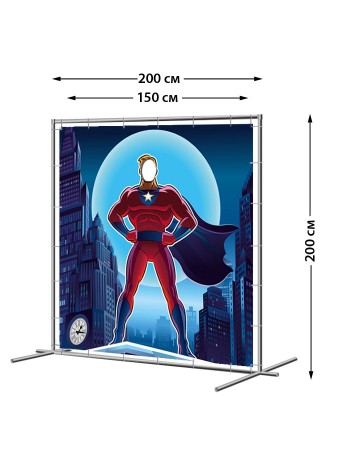 Тантамареска - баннер с отверстием для головы 