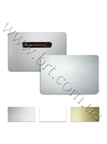 Заготовка бейджа из металла