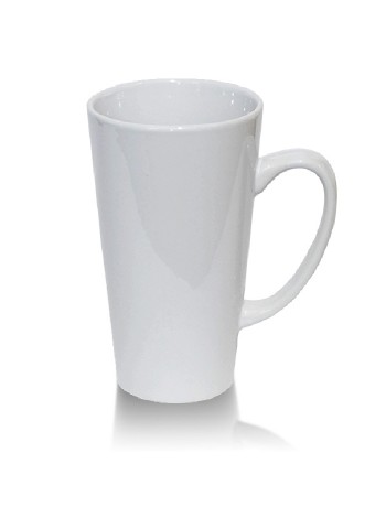 Конусная кружка latte белая 500 мл