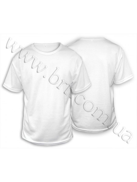 Двухслойная футболка для сублимации, унисекс