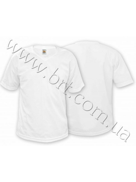 Сублимационная футболка, унисекс, V-образный ворот