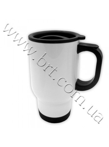 Кружка-термос з покриттям для сублімації біла