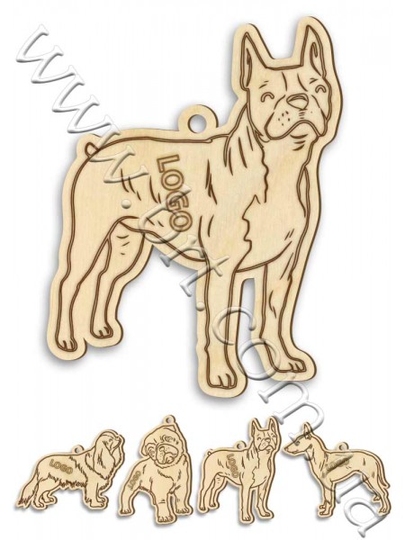 Игрушка деревянная Собака