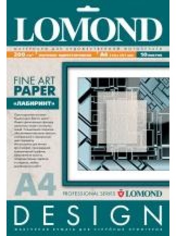 Lomond Labyrinth - артпапір Ломонд Лабіринт матовий А4 200 г/м2 10 аркушів