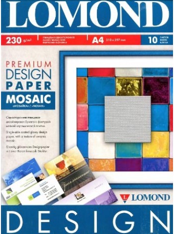 Lomond Design Mosaic - артпапір Ломонд Мозаїка, глянцевий А4 230 г/м2, 10 аркушів