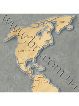 Карта світу  на стіну