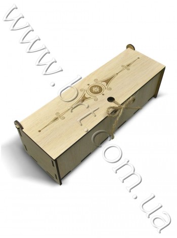 Коробка для свитка деревянная