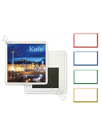 Магнитики акриловые с фотографией, логотипом