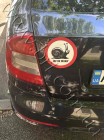 Наклейка на авто Еду как могу 