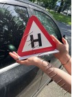 Магнітна буква Н на навчальне авто