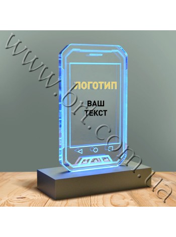 Кубок з оргскла з гравіюванням