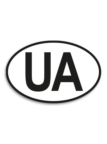 Наліпка UA, розпізнавальний знак України