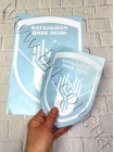 Фигурная наклейка на заказ одноцветная