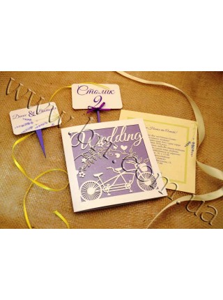 Запрошення з велосипедом