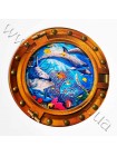 Круглий пазл із дерева з фігурками - Океан