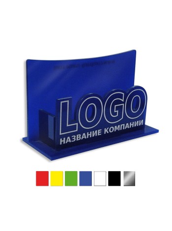 Візитниця пластикова настільна на замовлення в Києві