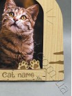 Рамка из дерева для фото кота 