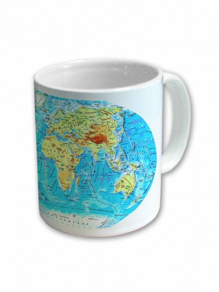 Чашка мапа світу