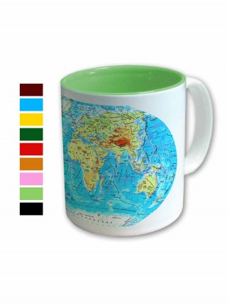 Чашка мапа світу
