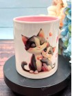 Чашка киця з котеням на день матері