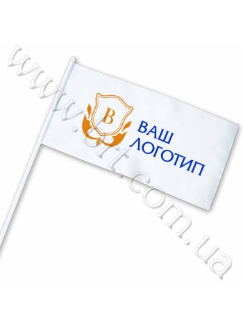 Корпоративный флажок с логотипом 