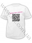 Футболка с QR-кодом под заказ