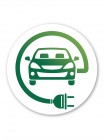 Табличка электрозарядка автомобиля