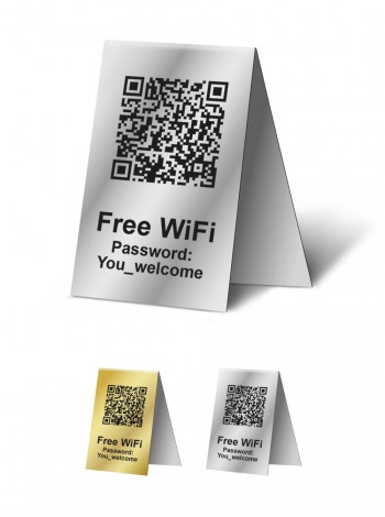 Табличка Wi-Fi металева