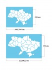 Трафарет мапа України багаторазовий