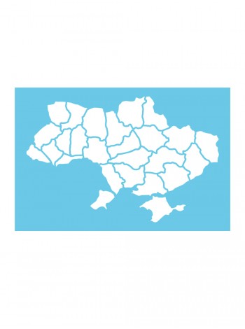 Трафарет мапа України багаторазовий