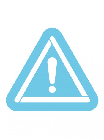 Багаторазовий трафарет знаку уваги